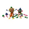 Craftplay Plastic dough/potato people shapes - Pack of 52 face/body
