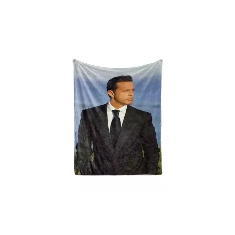 ML Cobija Frazada Cantante Luis Miguel Suave Individual