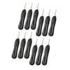 AAProTools Lot of 12 Scalpel Handle #4, Black Plastic Grip