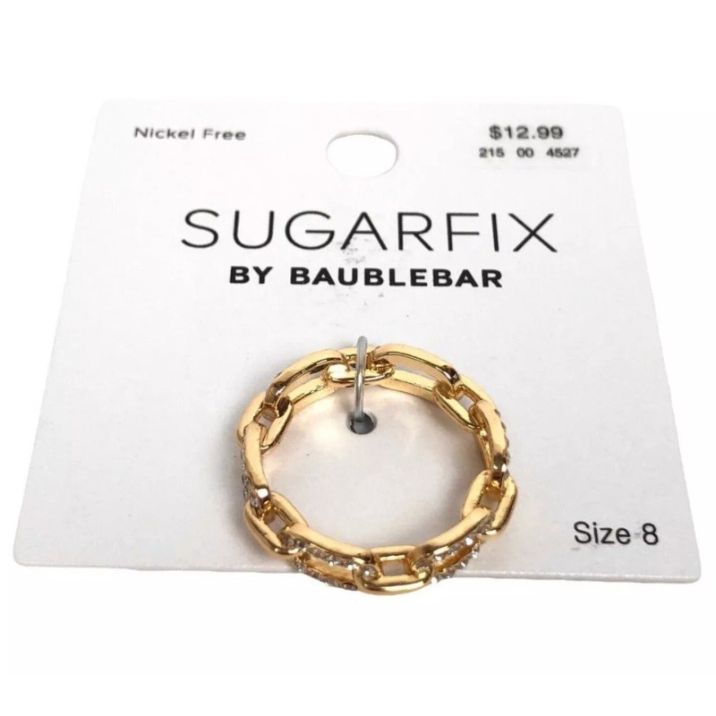 SUGARFIX by BaubleBar Crystal Chain Link Ring SUGARFIX by BaubleBar