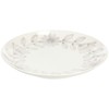 Hasamiyama Nishiyama Plate, 10.6 inches (27 cm), Daisy, Gray