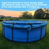 Chuanke 8 Pack Adjustable Solar Cover Holders for Above Ground