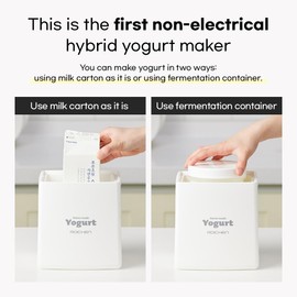 ROICHEN MINEW YOGURT MAKER, HOME MADE YOGURT, MADE IN KOREA, NON ELECTRIC, EASY YOGURT MAKING