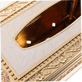 Gatuida Elegant Tissue Box Embossing for Bathroom Living Room Hotel Decorative Napkin Holder