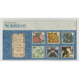 2011 Morris & Co Stamps in Presentation Pack PP431 (printed no. 456) - Royal Mail Stamps
