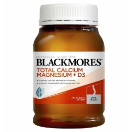 NEW Blackmores Total Calcium Magnesium + D3 200 Tablets Black Mores