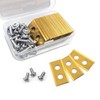 LURICO Robotic Lawnmower Blade, 30 x Premium Titanium Replacement Blades,