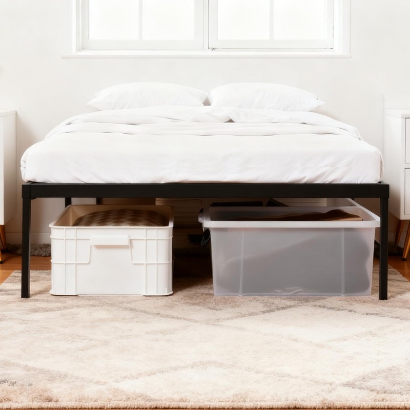 Heavy Duty Metal Bed Frame Twin Size 38" W 75"