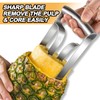 shoxil Pineapple Corer Large Stainless Steel Pineapple Corer Peeler Pineapple