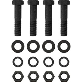 Buyers 8525 Bolt Kit for Rigid Type Pintle Hook Hitch Mounting Kit, Four 1/2" X 2" Grade 8 Cap Screws, Hex Nuts,Heavy Lock Washers, and Flat Washers