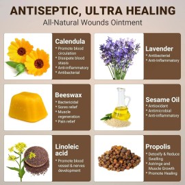 LMNOOP® Wound Care Cream, Skin Healing & Repair Ointment for Infection Ulcers Cu