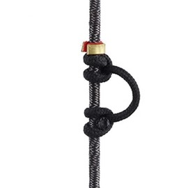 Southland Archery Supply String Nocking Points Bowstring Brass Nock Point - Made in USA - for Recurve or Compound Bows - 6/Pack (Hunter Black for 12-14 Strand String)
