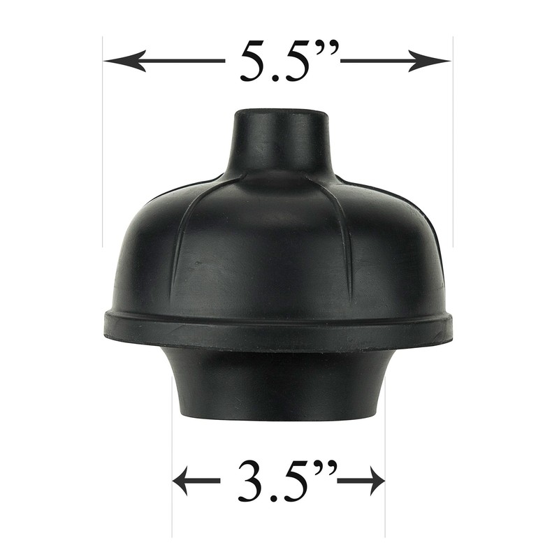 SteadMax Heavy Duty Toilet Plunger, Commercial Grade Double Thrust Force