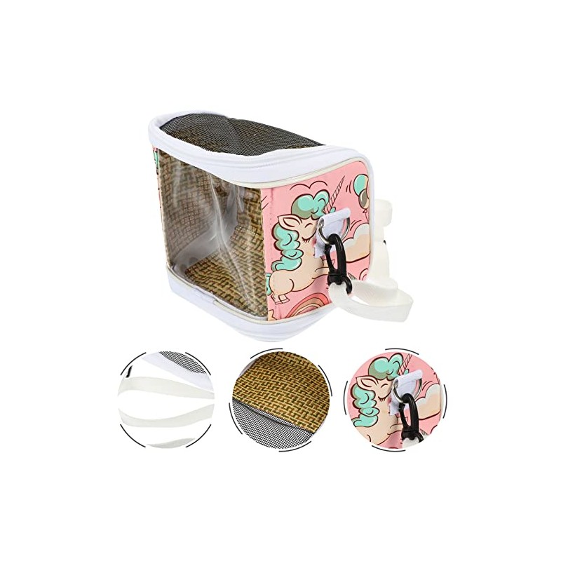 Mipcase Transportín para Hámster Bolsa De Transporte para Animales Pequeños