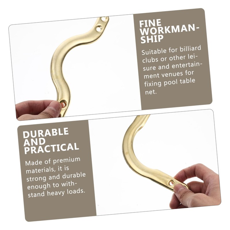 Mikinona 6pcs Pool Table Pockets Fixing Kit Durable Billiard Net