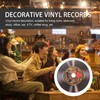 Ciieeo 12pcs Vinyl Record Decoration Mini Mural Pvc