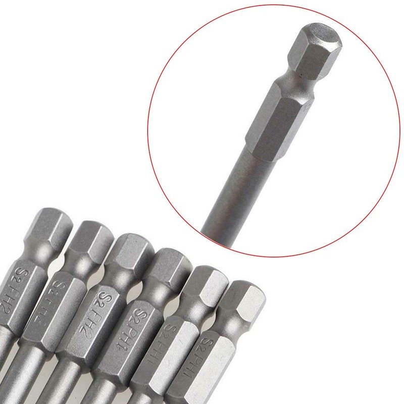 SeonFook 6 Piece Set of 6 150mm Screwdriver Bit Magnetic