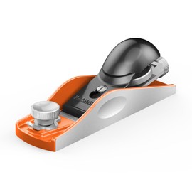 JORGENSEN NO.60-1/2 6-1/4" Wood Planer, Hand Planer for Woodworking, Low Angle Block Plane, Small Hand Plane for Trimming, Wood Planing, Craft - Professional Ductile Iron Body, Adjustable Mouth