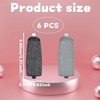 6 Piece Flawless Replacement Heads, Replacement Roller, Foot File Replacement