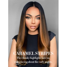 LUVME Clip in Hair Extensions Real Human Hair, Remy Human Hair Extensions Clip ins for Women, #4/27 Hair Extensions, 18inch 135g 9Pcs Silky Straight Hair Extensions