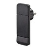 nvb 104548 Schutzkontakt-Flachplug plastic with Aussteckhilfe 230V black IP20