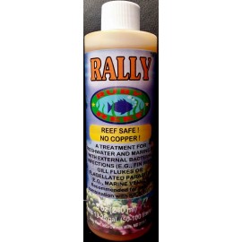 Ruby Reef Rally Freshwater & Marine Fish Treatment Reef Safe - 8 OZ