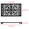 Sumnacon Cast Iron Trivet, 9.6 x 6.3 Inch Metal Trivet