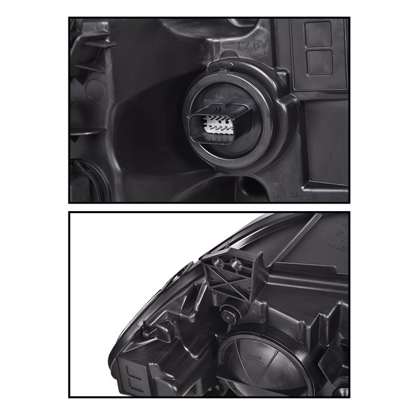 DOTCOM LED DRL Projector Headlight Assembly Fit For Dodge Charger