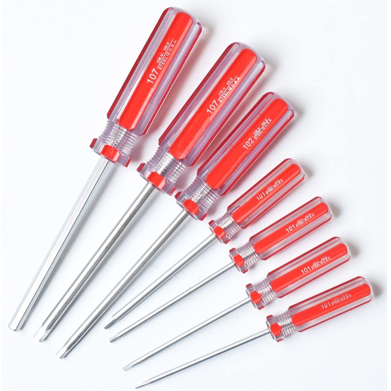 Hex Screwdriver Set Metric MM Sizes 7PCS Precision 1.5mm 2.0mm