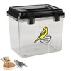Bird Seed Storage Container Clear Bird Seed Container5Ib Indestructible Bird