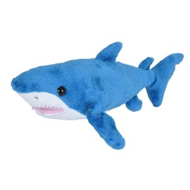 Wild Republic Mako Shark Plush, Stuffed Animal, Plush Toy, Gifts for Kids, Sea Critters 11 Inches