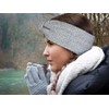 Ladies’ Knitted Headband, Girls’ Cable Knitted Earmuffs, Lined with Soft