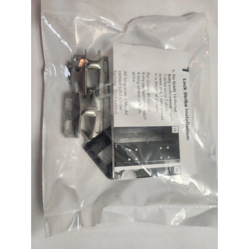 For Pella Pella Sliding Door Lock Strike + Screw Package