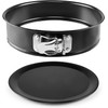 Ibili Springform Set Moka 22 cm, rolled steel plate, Black,