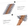 SAFIGLE Wooden Cylinder Comb for Curly Hair Hair Styling Tool