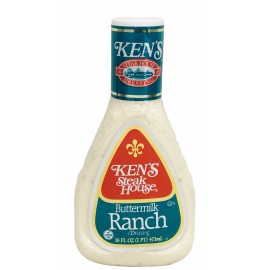 Ken's Steak House Buttermilk Ranch Salad Dressing 16 oz Kens
