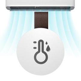 Humidity Sensor | Wireless Temperature Humidity Sensor - Bt 5.0, Notification Alert, Portable, App Control, Accurate Monitoring for Indoor Bedroom
