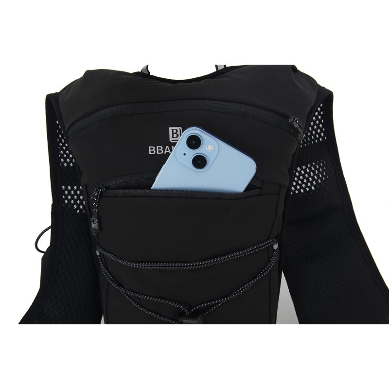 BBAIYULE® Cycling Backpack Hydration Backpack (Black with 1.5L bladder) (Classic