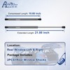 AiYiGu Rear Window Shocks Struts for 2018-2025 Jeep Wrangler