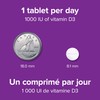 Webber Naturals Vitamin D3 1,000 IU, 500 Tablets, For Healthy
