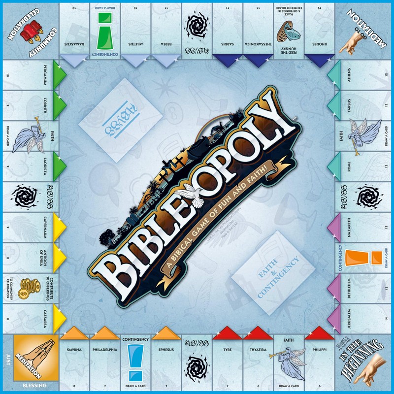 Late for The Sky Bibleopoly Family Board Game – Faith-Based