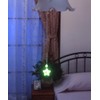 Absorbs the light of the sun and lighting, and glows