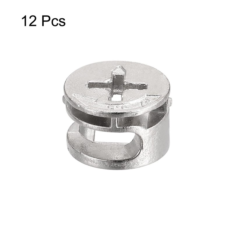 sourcing map Furniture Cam Lock Nut 14.6 x 9.5 mm