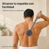 Estropajo de silicona para el cuerpo, cepillo de ducha de