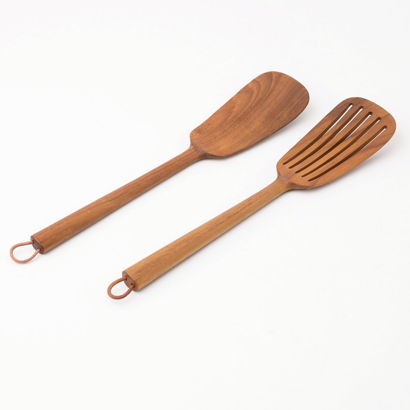 Chaba Tree ChaBatree Wood Turner Turner 13" Teak Wood Kitchen