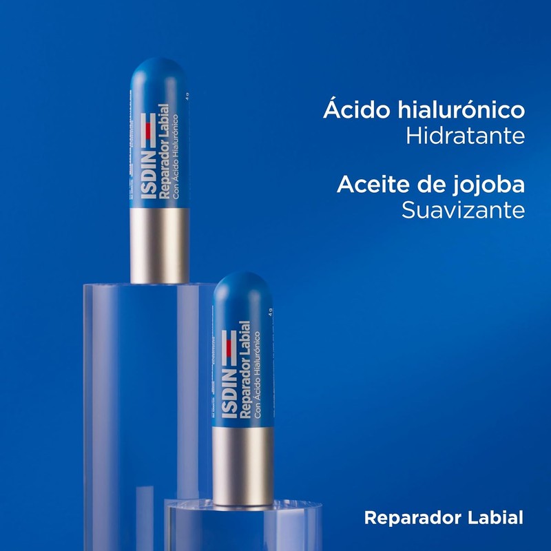 ISDIN Bálsamo Labial Reparador con ácido hialurónico que aporta hasta