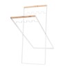 Trash Bag Holder Metal Garbage Bag Holder Portable Outdoor Leaf