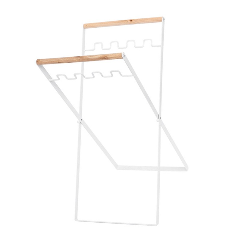 Trash Bag Holder Metal Garbage Bag Holder Portable Outdoor Leaf