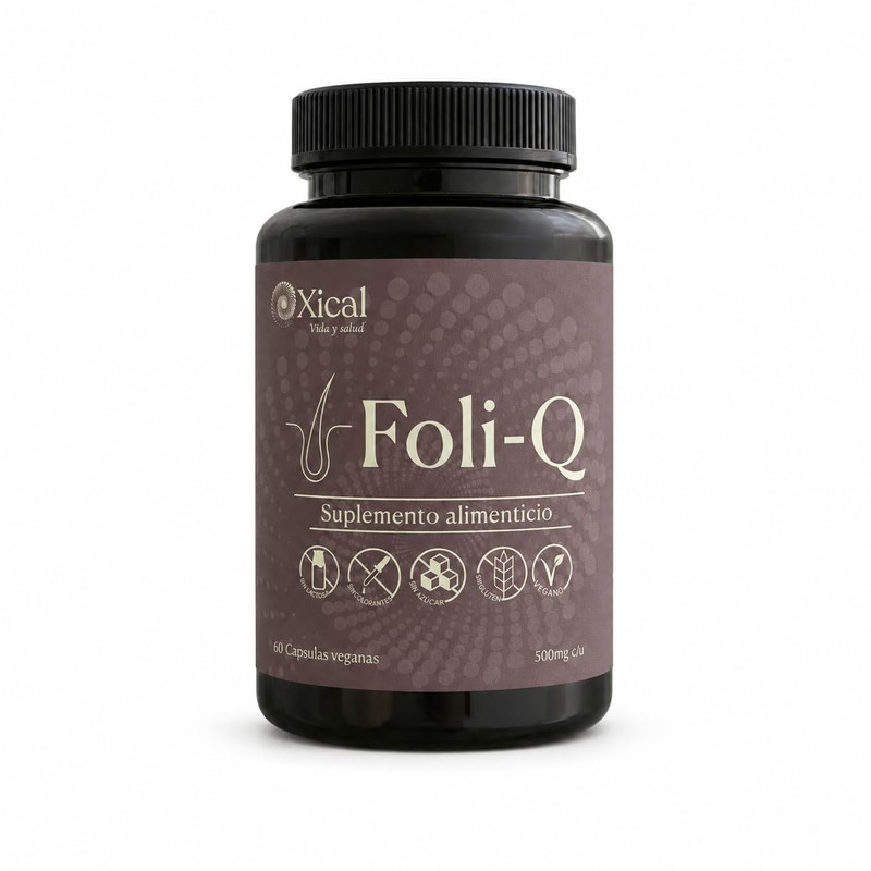 FOLI Q Suplemento Anticada y Fortalecedor Capilar Protege y Repara