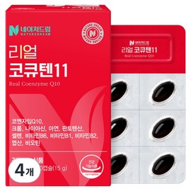 Nature Dream Real CoQ11 11 15g, 4 units, 30 tablets / 네이처드림 리얼 코큐텐 11 15g, 4개, 30정